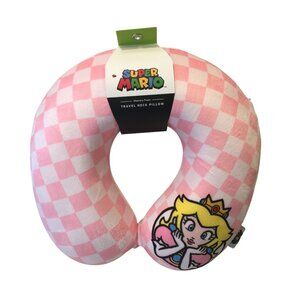 NINTENDO SUPER MARIO PRINCESS PEACH Memory Foam Travel Neck Pillow